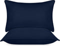 Bed Pillows for Sleeping (Navy), Queen Size, Set of 2, Hotel Pillow, Cooling Pillows for Side, Back or Stomach Sleepers