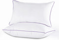 Pillows Queen Size Set of 2, Cooling and Supportive Bed Pillows with Super Soft Down Alternative Fill, Luxury Fluffy Hotel Quality for Side, Back, and Stomach Sleepers