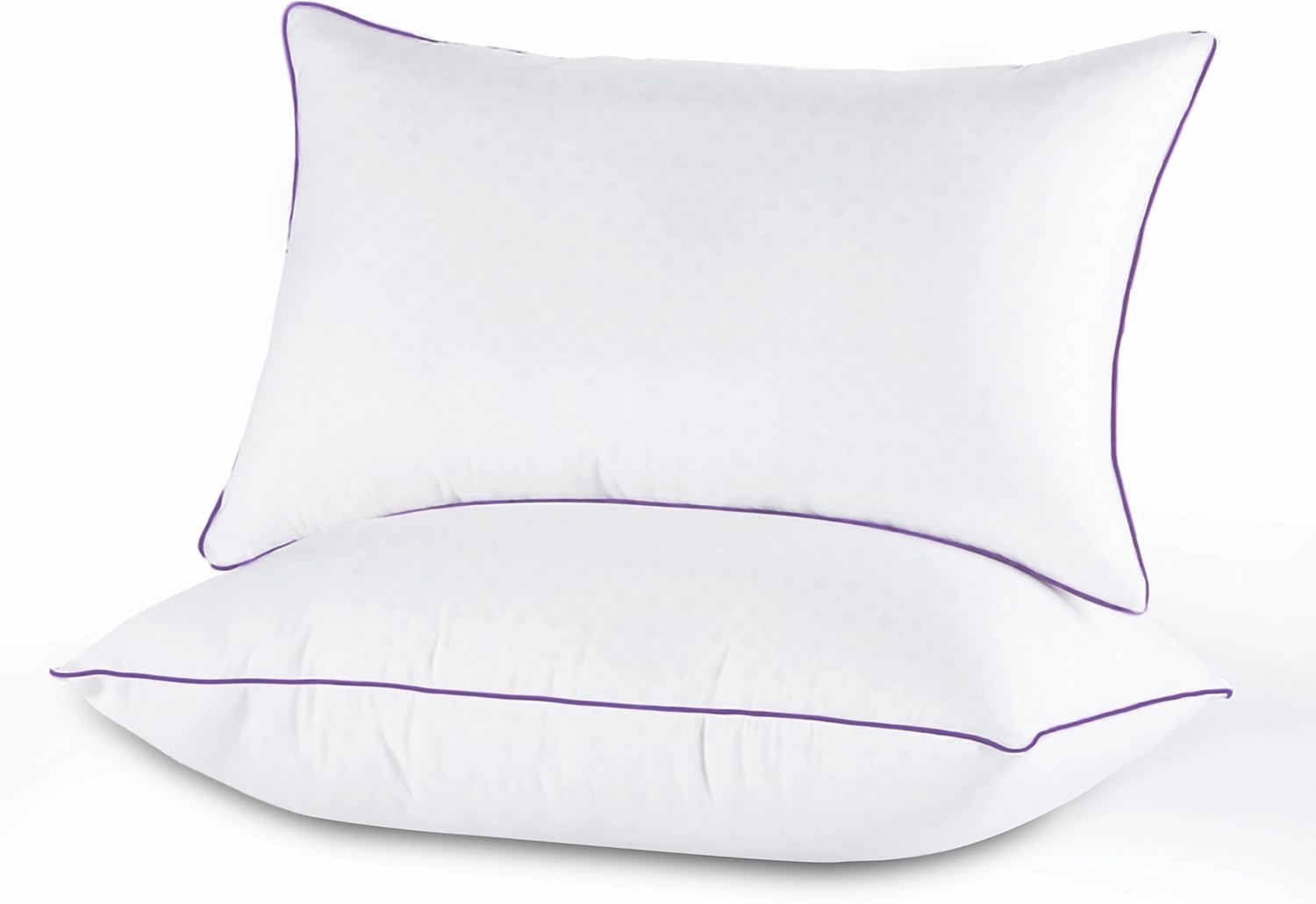 Pillows Queen Size Set of 2, Cooling and Supportive Bed Pillows with Super Soft Down Alternative Fill, Luxury Fluffy Hotel Quality for Side, Back, and Stomach Sleepers